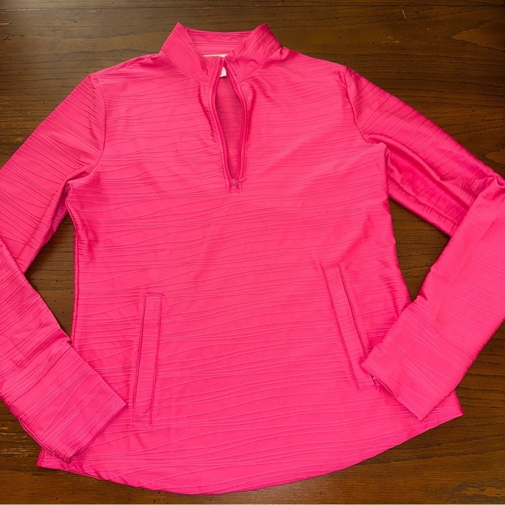 Tommy bahama women’s golf and tennis 1/4 zip womens pullover jacket bbl M